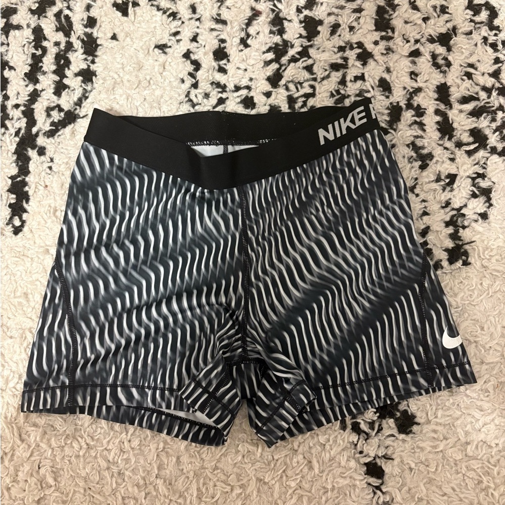 Nike Pro Pattern Spandex Biker Shorts